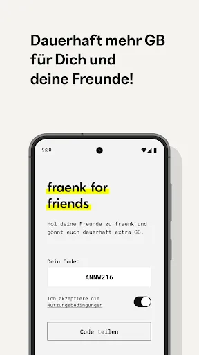 Скриншот 4 — fraenk: Die Mobilfunk App