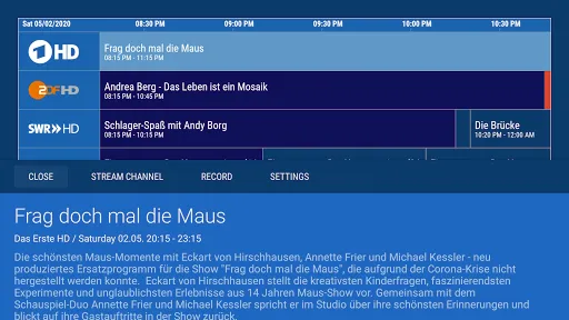 Скриншот 4 — dream Player IPTV for TV