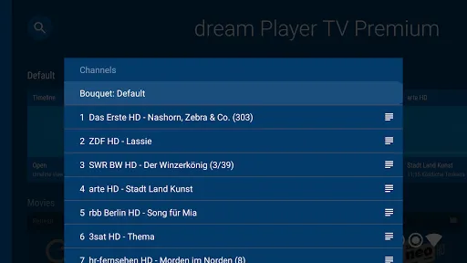 Скриншот 5 — dream Player IPTV for TV