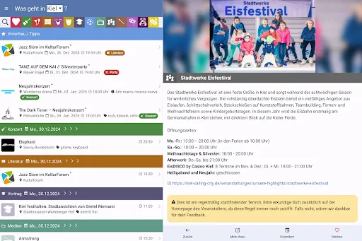 Скриншот 6 — Was geht? Konzerte, Parties,..