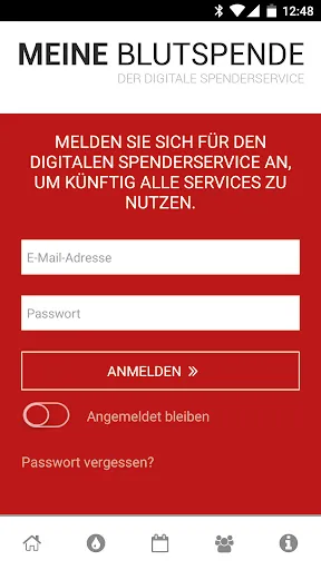 Скриншот 2 — Blutspende - Spenderservice