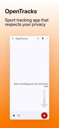 Скриншот 1 — OpenTracks