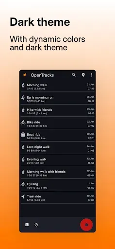Скриншот 6 — OpenTracks