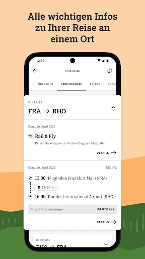 Скриншот 2 — MyDERTOUR | Reisen verwalten