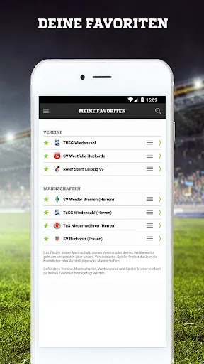 Скриншот 2 — FUSSBALL.DE