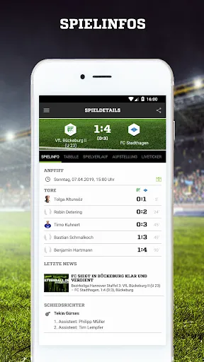 Скриншот 5 — FUSSBALL.DE