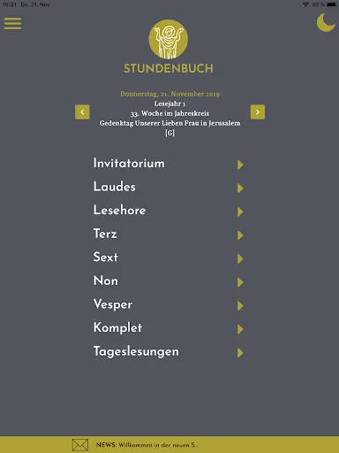 Скриншот 7 — Stundenbuch - Stundengebet