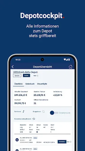 Скриншот 6 — 1822direkt Banking