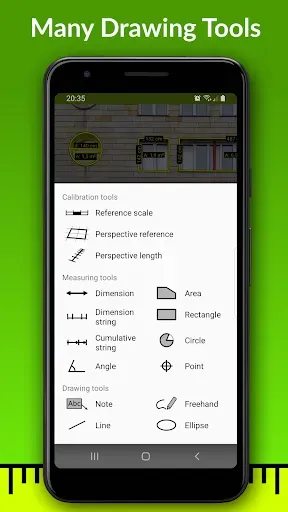 Скриншот 2 — ImageMeter - фотоизмерение