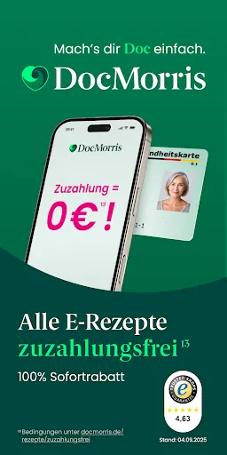 Скриншот 1 — DocMorris Apotheke & E-Rezept