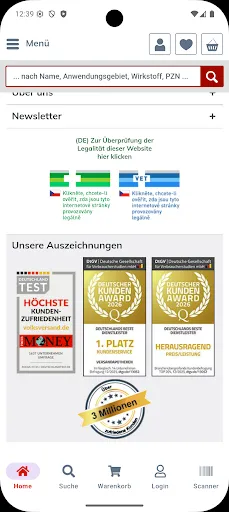 Скриншот 6 — Volksversand Versandapotheke