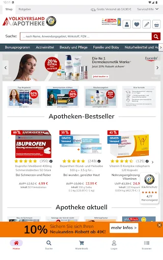 Скриншот 7 — Volksversand Versandapotheke