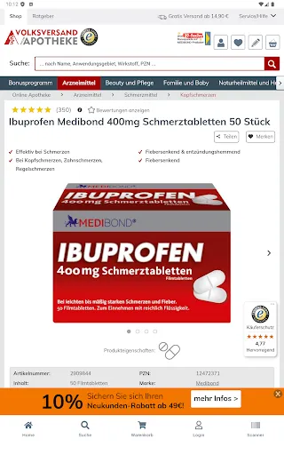 Скриншот 8 — Volksversand Versandapotheke