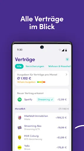 Скриншот 4 — Finanzguru - Konten & Verträge