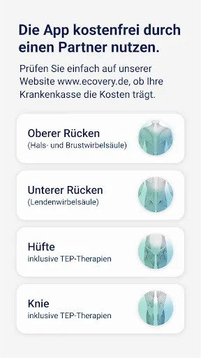 Скриншот 7 — eCovery: Rücken, Hüfte & Knie
