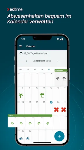 Скриншот 4 — edtime Mitarbeiter-App