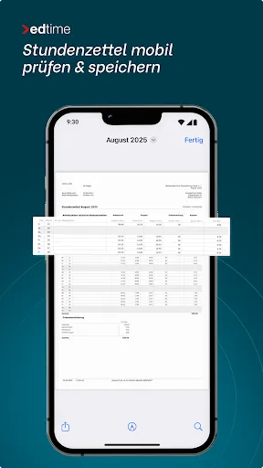 Скриншот 6 — edtime Mitarbeiter-App
