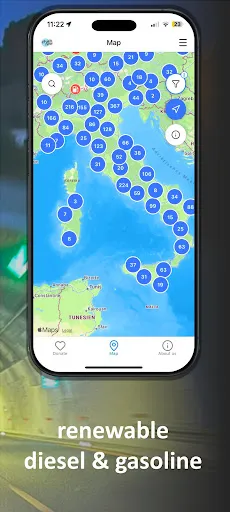Скриншот 2 — eFuelsNow MAP - HVO & reFuels