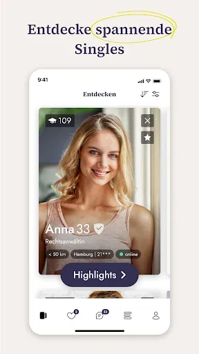 Скриншот 3 — ElitePartner: die Dating-App