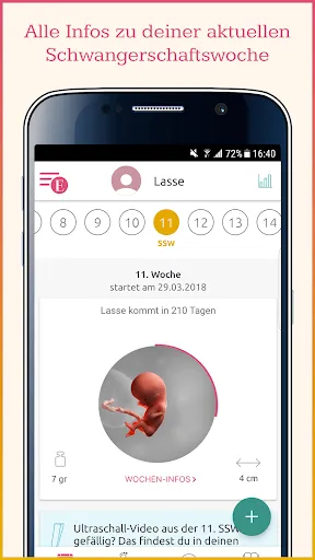 Скриншот 1 — ELTERN Schwangerschaft & Baby