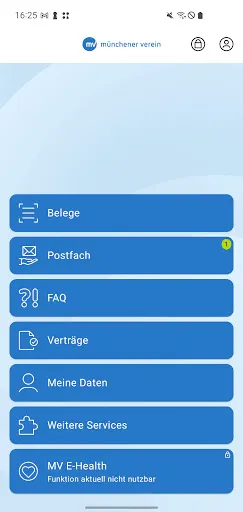 Скриншот 1 — Münchener Verein - Service