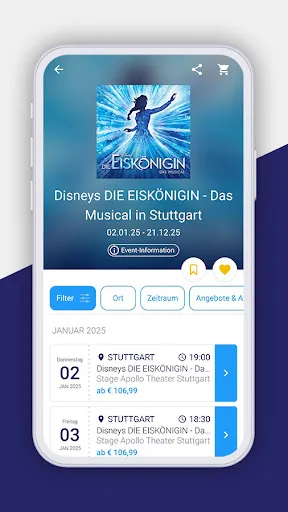 Скриншот 2 — EVENTIM DE: Tickets für Events