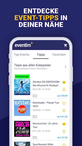 Скриншот 5 — EVENTIM DE: Tickets für Events