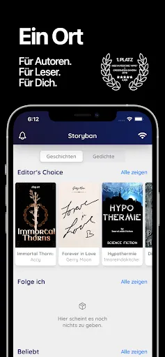 Скриншот 1 — Bücher lesen kostenlos