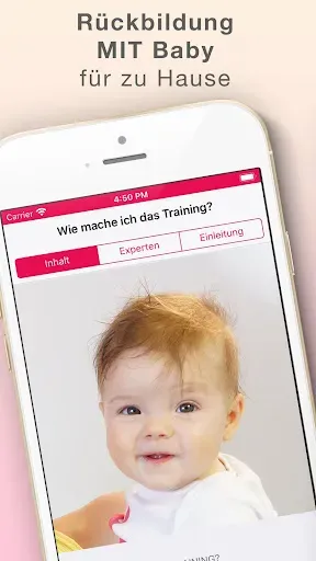 Скриншот 2 — Fit mit Baby - Rückbildung App