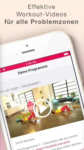 Скриншот 4 — Fit mit Baby - Rückbildung App