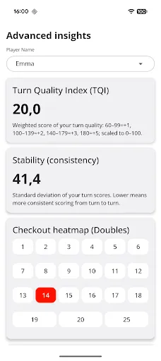 Скриншот 6 — Darts Counter: Scoreboard