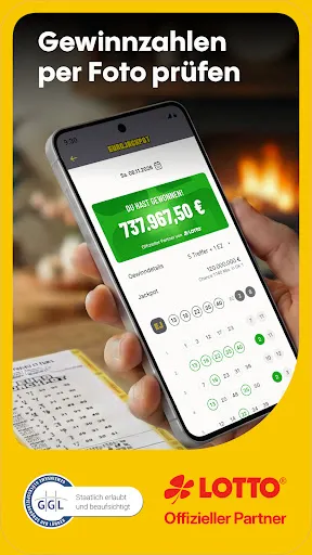 Скриншот 1 — Lotto Scanner & Eurojackpot