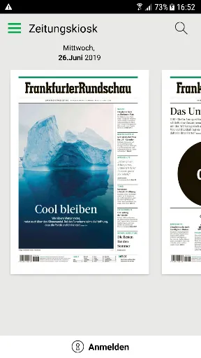 Скриншот 1 — FR Digitale Zeitung