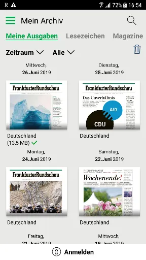 Скриншот 2 — FR Digitale Zeitung