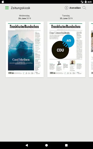 Скриншот 5 — FR Digitale Zeitung