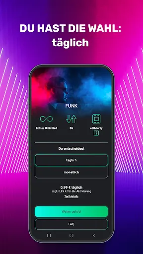 Скриншот 1 — FUNK - Deine Tarif-App