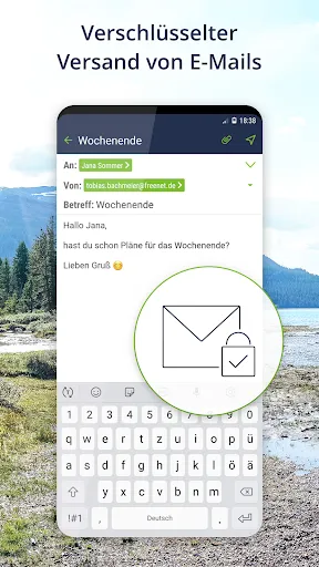 Скриншот 2 — freenet Mail - E-Mail Postfach