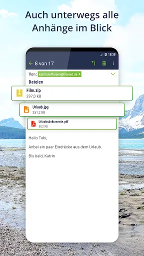 Скриншот 3 — freenet Mail - E-Mail Postfach