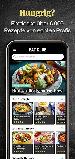 Скриншот 1 — EAT CLUB – Rezepte & Kochen