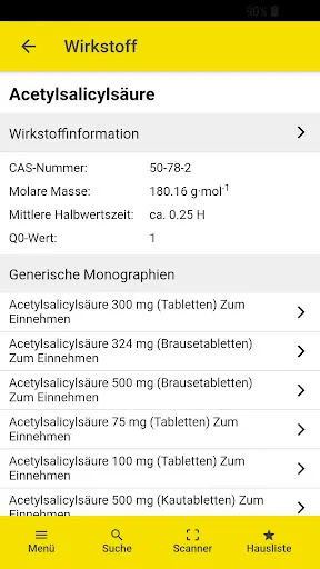 Скриншот 4 — Gelbe Liste Medikamente App