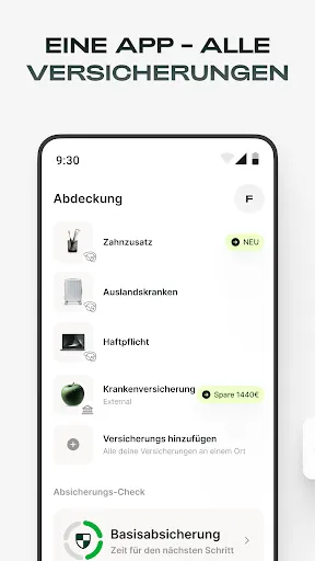 Скриншот 2 — Getsafe: Versicherung Vorsorge