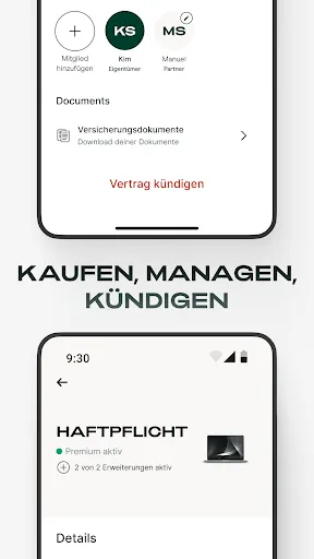 Скриншот 4 — Getsafe: Versicherung Vorsorge
