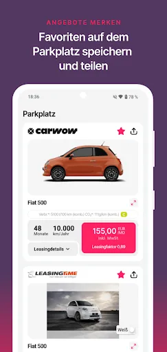 Скриншот 7 — GoLeasy - Leasingsuchmaschine