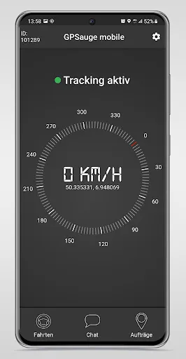 Скриншот 1 — GPSauge mobile