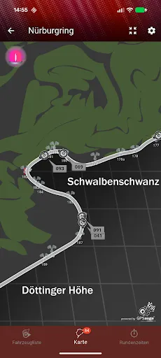 Скриншот 5 — Racing App - GPSauge