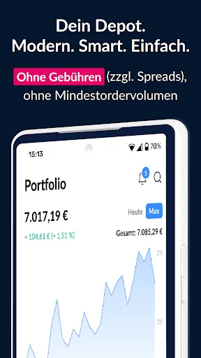 Скриншот 1 — finanzen.net zero Aktien & ETF