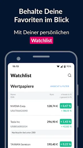 Скриншот 8 — finanzen.net zero Aktien & ETF