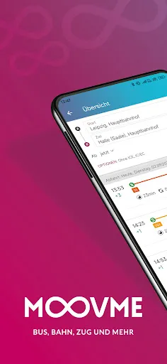 Скриншот 1 — MOOVME - Bus, Bahn, Zug & mehr