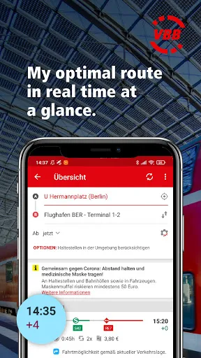 Скриншот 1 — VBB Bus & Bahn: tickets&times