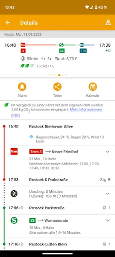 Скриншот 4 — VVW Fahrpläne & Tickets